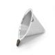 Ss304 Paperless Reusable Coffee Filter Cone With Stand
