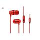 Haozhida small ear buds with mircophone volume control  answer calling and ring off earphone with 6 u Speaker Φ10mm