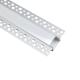 LED Strip Light Recessed Drywall Aluminium Channel Extrusion For Plaster Gypsum