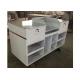 1.5M Length Lightweight Retail Checkout Counter With Artificial Stone Simple Style