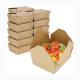 60gsm Customized Thickness Food Container Paper Box Eco-friendly Water-based Soy Ink Corrugated Paper
