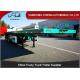 Steel Mechanical 3 Axle 40 Ft Container Truck Trailer