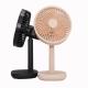 Rechargeable Table Top Fan 506g Button Control 3 Speeds