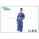 Eco-Friendly Waterproof Disposable Surgical Gowns With Knitted Wrist For Hospital Use