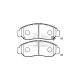 Ceramic Powder Coated Car Brake Pad Quiet Slotted Design For Front Rear Vehicles 22851701
