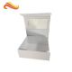 Magnetic Electronics Packaging Headphone Boxes , Hidden Hanger Color Paper Coated Packaging Box