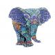 Animal Shaped Colorful Floor Wooden Elephant Jigsaw puzzle for 3 year olds