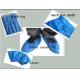 PE CPE PP Non Slip Disposable Shoe Covers Blue Rainproof 1.5G~7G Weight