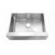 29''X 21'' 18G Stainless Single Bowl Sink Commercial Grade Brushed Finish