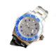 Jewel Encrusted Stainless Steel Band Watches 20mm Band Width Quartz Movement
