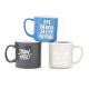 2020 Design customized coffee mug 10oz enamel-like white coffee mug for gift
