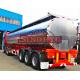 Diesel Stainless Steel Tanker Trailer , 50 Cubic Meter 3 Alxe Liquid Tank Trailers
