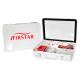 15 Person Workplace First Aid Kit Metal Case Box Hung To The Wall 35.5x24x6.5cm