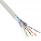 Grey High Speed Cat5e FTP Cable 24AWG Aluminum Foil Shield