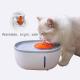 Pet Feeder Water Cat Water Dispenser Drinking Fountain 2 L White Avocado Green