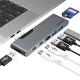 7 In 2 Docking Station Usb C Thunderbolt Hub HDMI 4K Card Reader For Macbook Pro