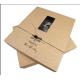 Brown Paper Logo Printing Box Packaging For Textile T-shirt: