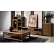 Simple Style Traditional Living Room Furniture / Wall Unit Coffee Table Sets