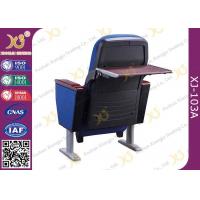 2 Seater Polyethylene Plastic Blow Mould Theater Room Seating Folded Tablet In Behind