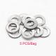 ERIKC E1021080 Common Rail Injector Pressure Tube Fitting Washer Oil Inlet Pad F00VC17003 5pcs/Bag for 0445110# Series