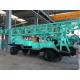 Blue Water Drilling Machine With High Hydraulic Leg / Safety Water Well Rig