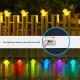 Human Body Sensor Control LED Solar Light Seven Colours Wall Ambient Light Outdoor