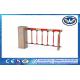 1.5s-6s Adjustable Speed DC Brushless Motor Parking Barrier Gate for Access Control in Golden Color