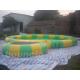 Round Inflatable Water Pool With Platform For Water Roller