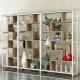 Solid Wood Metal Frame Wood Shelves Living Room Furniture Multi Function