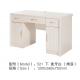 3 Drawers MDF Modern Desktop Table High Capacity Lightweight Easily Moved