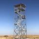 Prefabricated Mountain Forest Fire Lookout Galvanized Steel Tower Q235