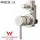steel body brushed finish shower mixer with watermark
