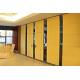 Melamine Surface Collapsible Sliding Partition Walls For Hotel / Teaching Center