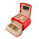 3Layer Jewelry Gift Boxes Bulk PU Leather Ring Necklace Box Organizer OEM