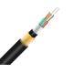 ADSS Aerial Fiber Optic Cable Aramid Yarn Double Jacket 100m 120m Span 24core