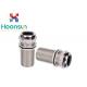M63 Length Joint Waterproofing Small Cable Gland , Silver Metric Cable Gland