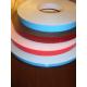 Custom 1mm PVC, PU, EVA, PE self adhesive foam tape with Green / blue / red film Liner