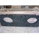 Durable Blue Pearl Granite Vanity Top , Prefab Granite Vanity Countertops With Oval Sink