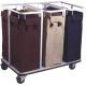 Metal Frame Hotel Linen Cart Hotel Laundry Trolley With Storage Bags