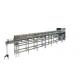 Stainless Steel Sterilizing Bottle Conveyor Systems Pet Juice Bottle Neck Tilting