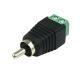 UTP Cat5/Cat6 Cable Audio/Video AV Male RCA to Screw Terminal Blocks