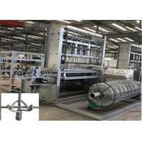 High Speed Wire Mesh Making Machine , Grassland Field Chain Link Weaving Machine 
