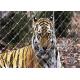 Weatherproof Bird Enclosure Netting , 316 Stainless Steel Rope Net For Tiger
