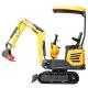 1200kg Household Full Function Mini Excavator Compact Digging Equipment