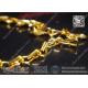 Golden Color Aluminum Fly Mesh Chain Curtain With High Quality