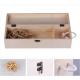Printed Single Wooden Wine Case 350*100*110mm Size , Wooden Wine Gift Box