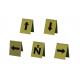 P077 Hinge type yellow plastic photo direction indicatoers(up,down,left,right,north)