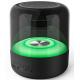 Black Portable Speaker with 3.7V 1200mAh Battery Bluetooth TF Card FM Radio USB Drive and Dynamic Lighting Effects Perfect