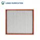 Over 200 ℃ Cleanroom HEPA Filter H14 Stainless Steel Separator With Silicone Seal