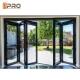 Anti Aging Aluminium Folding Windows , Outdoor Horizontal Folding Windows lowes bi fold door Bi folding exterior doors